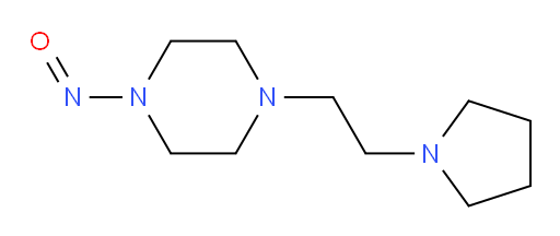 1-nitroso-4-(2-(pyrrolidin-1-yl)ethyl)piperazine