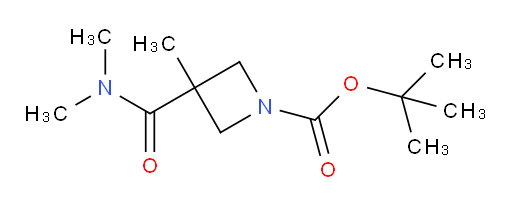tert-butyl 3-(dimethylcarbamoyl)-3-methylazetidine-1-carboxylate
