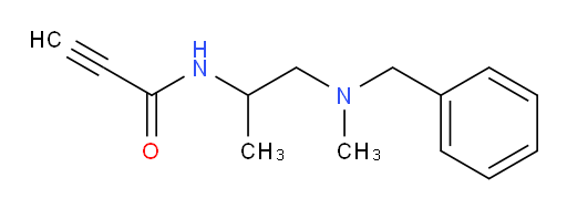 N-{1-[benzyl(methyl)amino]propan-2-yl}prop-2-ynamide