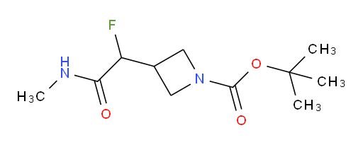 tert-butyl 3-[fluoro(methylcarbamoyl)methyl]azetidine-1-carboxylate
