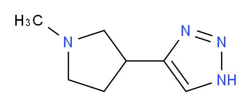 4-(1-methylpyrrolidin-3-yl)-1H-1,2,3-triazole