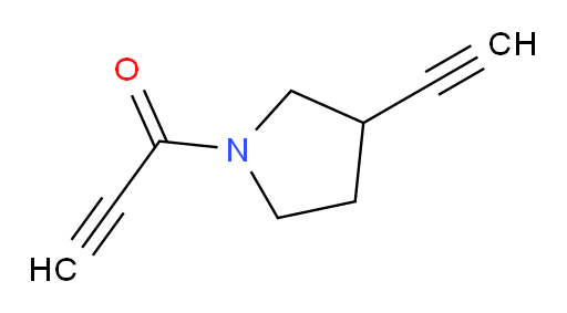 1-(3-ethynylpyrrolidin-1-yl)prop-2-yn-1-one