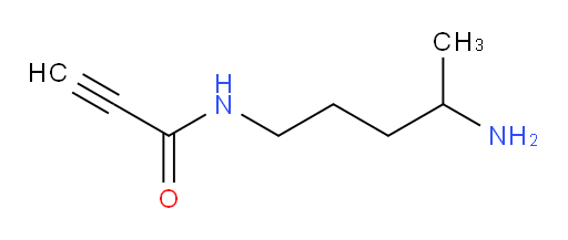 N-(4-aminopentyl)prop-2-ynamide