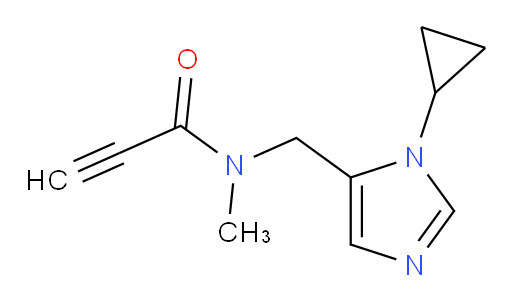 N-[(1-cyclopropyl-1H-imidazol-5-yl)methyl]-N-methylprop-2-ynamide