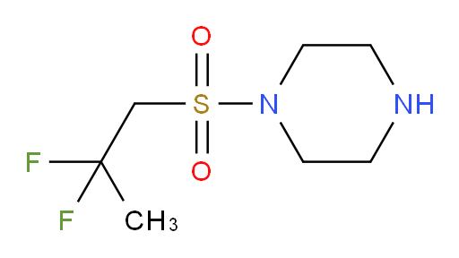 1-(2,2-difluoropropanesulfonyl)piperazine