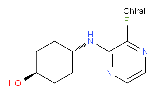 (1r,4r)-4-[(3-fluoropyrazin-2-yl)amino]cyclohexan-1-ol