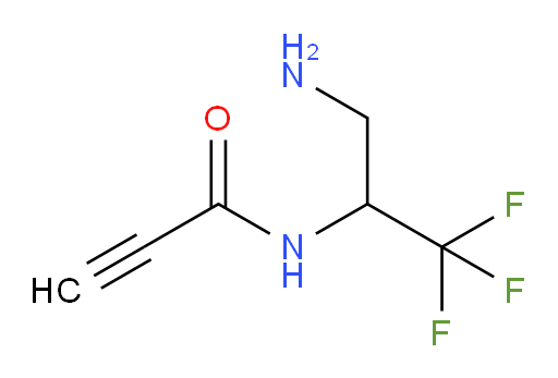 N-(3-amino-1,1,1-trifluoropropan-2-yl)prop-2-ynamide