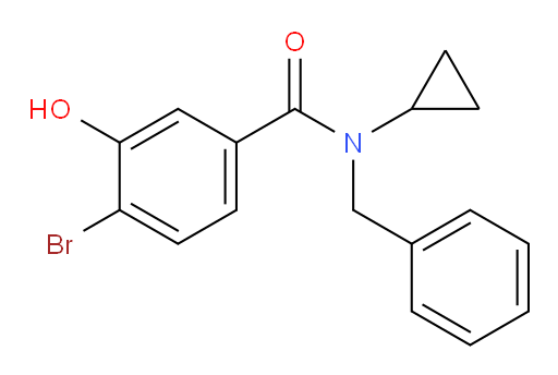 N-benzyl-4-bromo-N-cyclopropyl-3-hydroxybenzamide