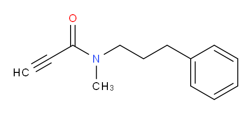 N-methyl-N-(3-phenylpropyl)prop-2-ynamide