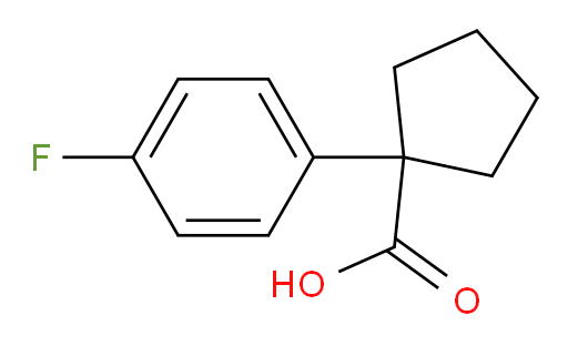 1-(4-Fluorophenyl)cyclopentane-carboxylic acid