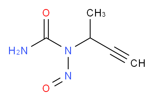 1-(but-3-yn-2-yl)-1-nitrosourea