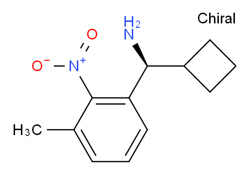 (S)-cyclobutyl(3-methyl-2-nitrophenyl)methanamine