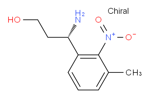 (S)-3-amino-3-(3-methyl-2-nitrophenyl)propan-1-ol