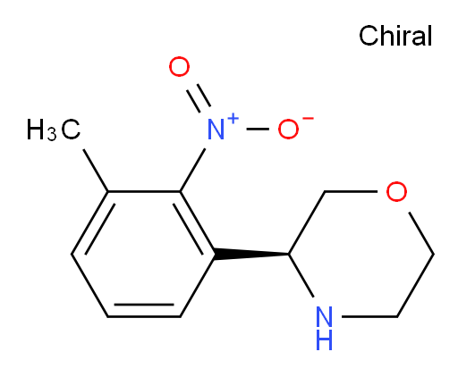 (S)-3-(3-methyl-2-nitrophenyl)morpholine