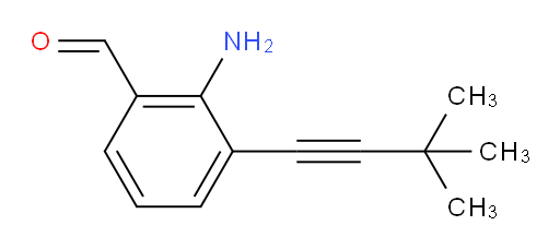 2-amino-3-(3,3-dimethylbut-1-yn-1-yl)benzaldehyde