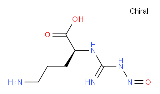 (S)-5-amino-2-(3-nitrosoguanidino)pentanoic acid