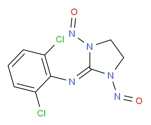 2,6-dichloro-N-(1,3-dinitrosoimidazolidin-2-ylidene)aniline#%#