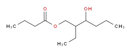 Butanoic acid-2-ethyl-3-hydroxyhexyl ester