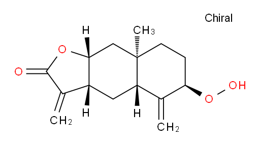 (3aR,4aR,6R,8aR,9aR)-6-hydroperoxy-8a-methyl-3,5-dimethylenedecahydronaphtho[2,3-b]furan-2(3H)-one