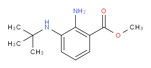 methyl 2-amino-3-(tert-butylamino)benzoate