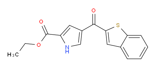 ethyl 4-(benzo[b]thiophene-2-carbonyl)-1H-pyrrole-2-carboxylate