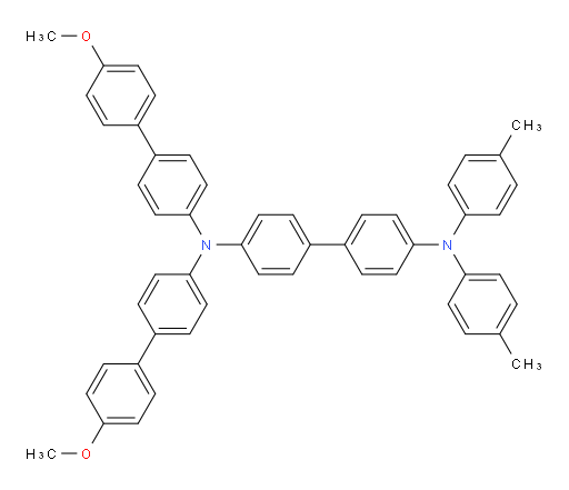 N4,N4-bis(4'-methoxy-[1,1'-biphenyl]-4-yl)-N4',N4'-di-p-tolyl-[1,1'-biphenyl]-4,4'-diamine