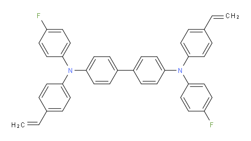 N4,N4'-bis(4-fluorophenyl)-N4,N4'-bis(4-vinylphenyl)-[1,1'-biphenyl]-4,4'-diamine