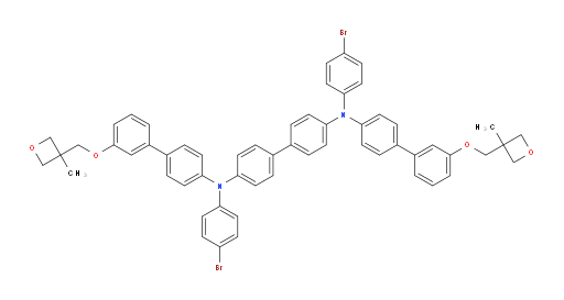 N4,N4'-bis(4-bromophenyl)-N4,N4'-bis(3'-((3-methyloxetan-3-yl)methoxy)-[1,1'-biphenyl]-4-yl)-[1,1'-biphenyl]-4,4'-diamine