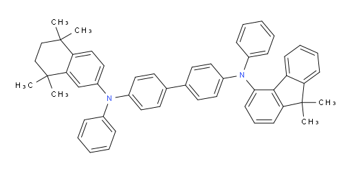 N4-(9,9-dimethyl-9H-fluoren-4-yl)-N4,N4'-diphenyl-N4'-(5,5,8,8-tetramethyl-5,6,7,8-tetrahydronaphthalen-2-yl)-[1,1'-biphenyl]-4,4'-diamine