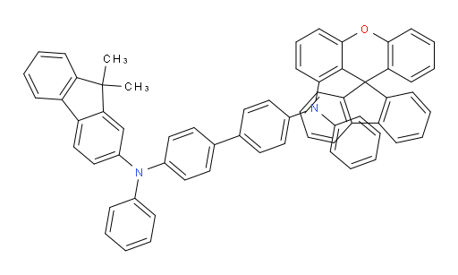 N4-(9,9-dimethyl-9H-fluoren-2-yl)-N4,N4'-diphenyl-N4'-(spiro[fluorene-9,9'-xanthen]-1'-yl)-[1,1'-biphenyl]-4,4'-diamine