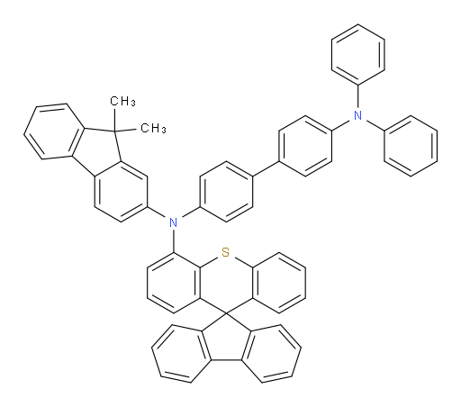 N4-(9,9-dimethyl-9H-fluoren-2-yl)-N4',N4'-diphenyl-N4-(spiro[fluorene-9,9'-thioxanthen]-4'-yl)-[1,1'-biphenyl]-4,4'-diamine