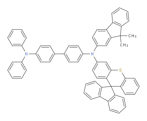 N4-(9,9-dimethyl-9H-fluoren-2-yl)-N4',N4'-diphenyl-N4-(spiro[fluorene-9,9'-thioxanthen]-3'-yl)-[1,1'-biphenyl]-4,4'-diamine