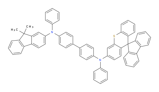 N4-(9,9-dimethyl-9H-fluoren-2-yl)-N4,N4'-diphenyl-N4'-(spiro[fluorene-9,9'-thioxanthen]-3'-yl)-[1,1'-biphenyl]-4,4'-diamine