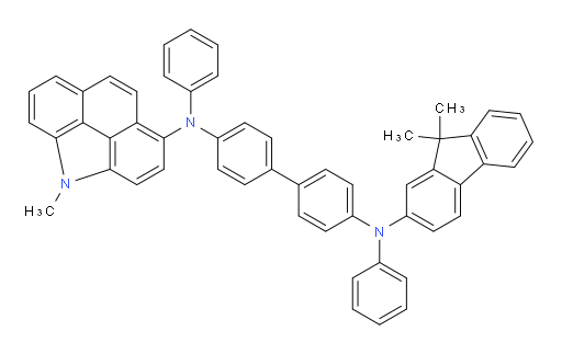 N4-(9,9-dimethyl-9H-fluoren-2-yl)-N4'-(4-methyl-4H-benzo[def]carbazol-1-yl)-N4,N4'-diphenyl-[1,1'-biphenyl]-4,4'-diamine