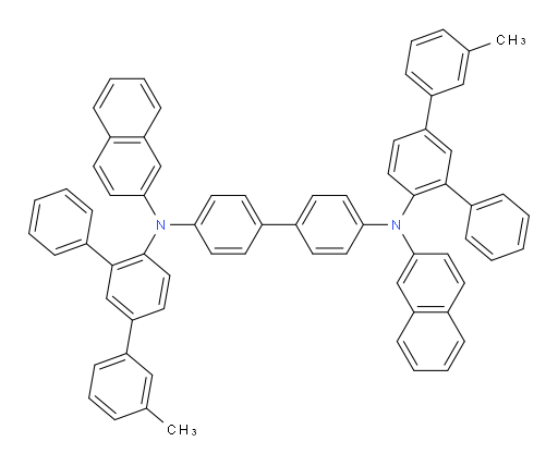 N4,N4'-bis(3-methyl-[1,1':3',1''-terphenyl]-4'-yl)-N4,N4'-di(naphthalen-2-yl)-[1,1'-biphenyl]-4,4'-diamine