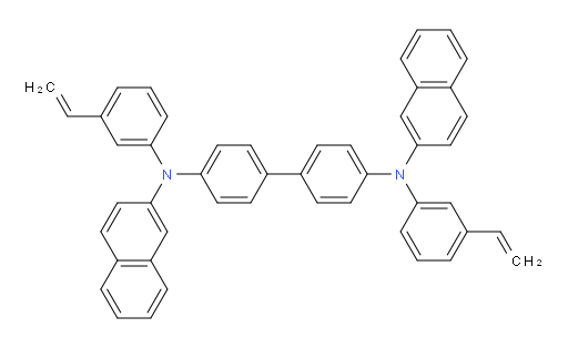 N4,N4'-di(naphthalen-2-yl)-N4,N4'-bis(3-vinylphenyl)-[1,1'-biphenyl]-4,4'-diamine