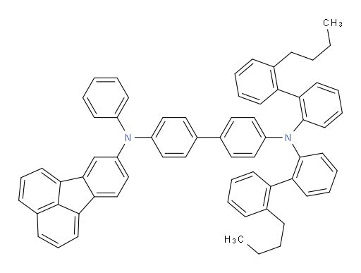 N4,N4-bis(2'-butyl-[1,1'-biphenyl]-2-yl)-N4'-(fluoranthen-8-yl)-N4'-phenyl-[1,1'-biphenyl]-4,4'-diamine