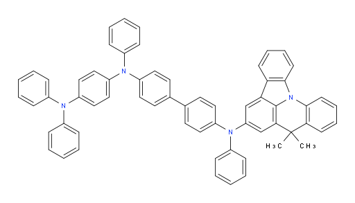N4-(8,8-dimethyl-8H-indolo[3,2,1-de]acridin-6-yl)-N4'-(4-(diphenylamino)phenyl)-N4,N4'-diphenyl-[1,1'-biphenyl]-4,4'-diamine