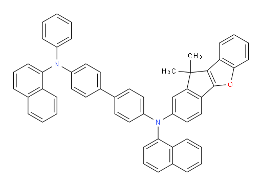 N4-(10,10-dimethyl-10H-indeno[1,2-b]benzofuran-2-yl)-N4,N4'-di(naphthalen-1-yl)-N4'-phenyl-[1,1'-biphenyl]-4,4'-diamine