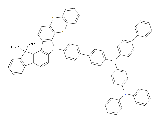 N1-([1,1'-biphenyl]-4-yl)-N1-(4'-(13,13-dimethylbenzo[5,6][1,4]dithiino[2,3-a]indeno[2,1-g]carbazol-6(13H)-yl)-[1,1'-biphenyl]-4-yl)-N4,N4-diphenylbenzene-1,4-diamine