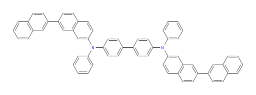 N4,N4'-di([2,2'-binaphthalen]-7-yl)-N4,N4'-diphenyl-[1,1'-biphenyl]-4,4'-diamine