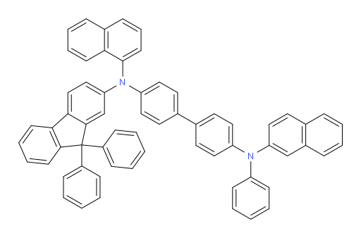 N4-(9,9-diphenyl-9H-fluoren-2-yl)-N4-(naphthalen-1-yl)-N4'-(naphthalen-2-yl)-N4'-phenyl-[1,1'-biphenyl]-4,4'-diamine