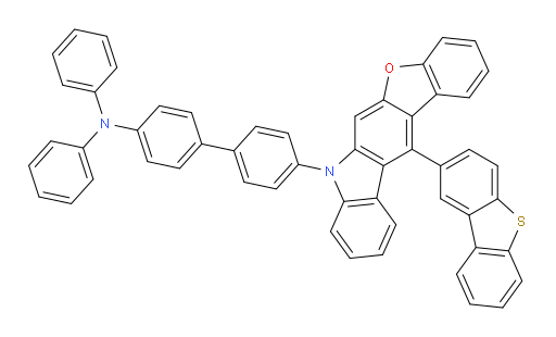 4'-(12-(dibenzo[b,d]thiophen-2-yl)-7H-benzofuro[2,3-b]carbazol-7-yl)-N,N-diphenyl-[1,1'-biphenyl]-4-amine