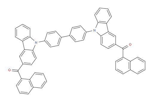 (9,9'-([1,1'-biphenyl]-4,4'-diyl)bis(9H-carbazole-9,3-diyl))bis(naphthalen-1-ylmethanone)