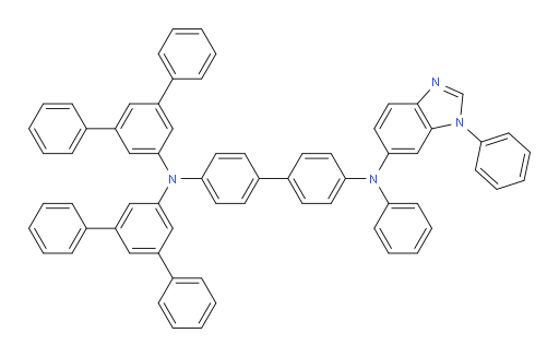 N4,N4-di([1,1':3',1''-terphenyl]-5'-yl)-N4'-phenyl-N4'-(1-phenyl-1H-benzo[d]imidazol-6-yl)-[1,1'-biphenyl]-4,4'-diamine