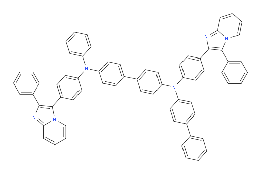 N4-([1,1'-biphenyl]-4-yl)-N4'-phenyl-N4-(4-(3-phenylimidazo[1,2-a]pyridin-2-yl)phenyl)-N4'-(4-(2-phenylimidazo[1,2-a]pyridin-3-yl)phenyl)-[1,1'-biphenyl]-4,4'-diamine