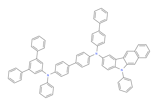 N4-([1,1'-biphenyl]-4-yl)-N4'-([1,1':3',1''-terphenyl]-5'-yl)-N4'-phenyl-N4-(5-phenyl-5H-benzo[b]carbazol-2-yl)-[1,1'-biphenyl]-4,4'-diamine
