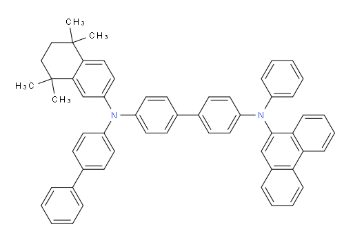 N4-([1,1'-biphenyl]-4-yl)-N4'-(phenanthren-9-yl)-N4'-phenyl-N4-(5,5,8,8-tetramethyl-5,6,7,8-tetrahydronaphthalen-2-yl)-[1,1'-biphenyl]-4,4'-diamine