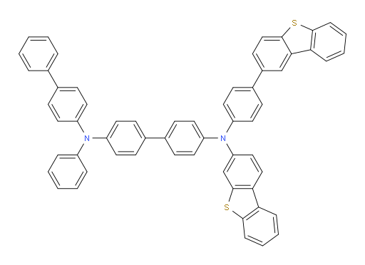 N4-([1,1'-biphenyl]-4-yl)-N4'-(4-(dibenzo[b,d]thiophen-2-yl)phenyl)-N4'-(dibenzo[b,d]thiophen-3-yl)-N4-phenyl-[1,1'-biphenyl]-4,4'-diamine