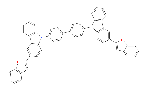 2-(9-(4'-(3-(furo[2,3-c]pyridin-2-yl)-9H-carbazol-9-yl)-[1,1'-biphenyl]-4-yl)-9H-carbazol-3-yl)furo[3,2-b]pyridine